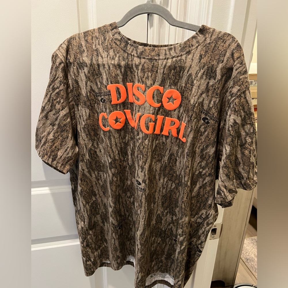 Disco Cowgirl Camo Tee